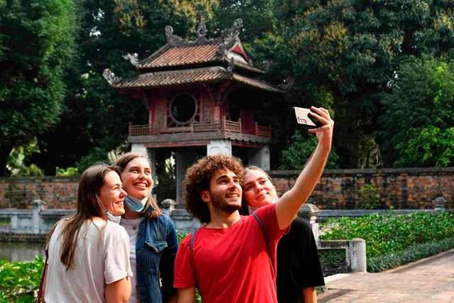 Tháng 01/2024, Việt Nam đón hơn 1,5 triệu lượt khách quốc tế, số lượng khách cao nhất trong một tháng kể từ sau dịch Covid-19 đến nay. Ảnh: Báo điện tử Đảng Cộng sản Việt Nam